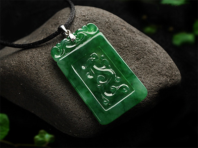 翡翠龙牌 祥瑞之魂，君子之佩